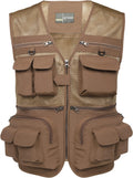 Flygo Mens Summer Outdoor Work Safari Fishing Travel Photo Vest