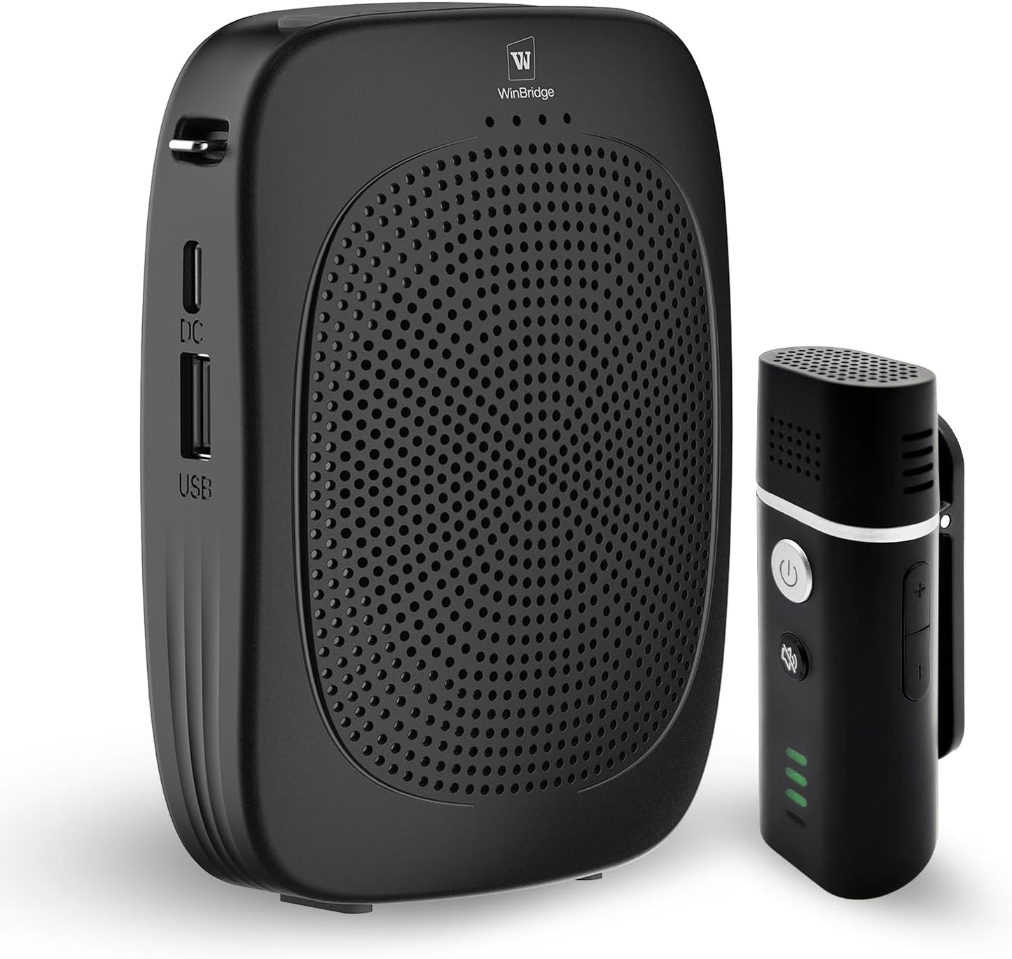Bluetooth Voice Amplifier with Wireless Lavalier Microphone