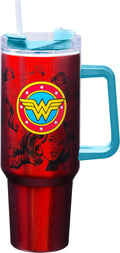 Spoontiques Wonder Woman Travel Mug - 40oz Stainless Steel Design