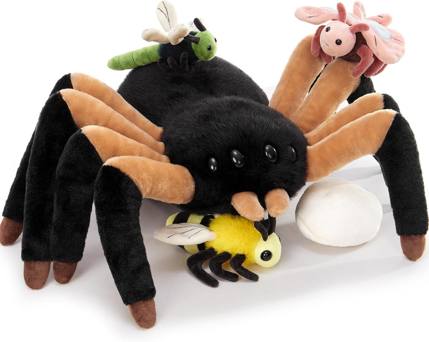 MorisMos 5Pcs Spider Stuffed Animal Set for Kids and Gifts