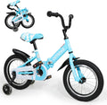14/16/18 Inch Folding Kids Bike with Training Wheels for Ages 3-10
