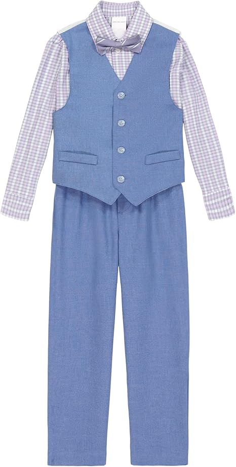 Van Heusen Boys' 4-Piece Formal Suit Set for Stylish Occasions