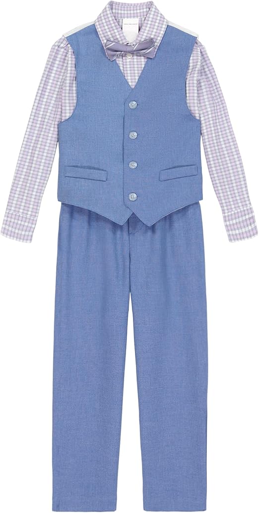 Van Heusen Boys' 4-Piece Formal Suit Set for Stylish Occasions