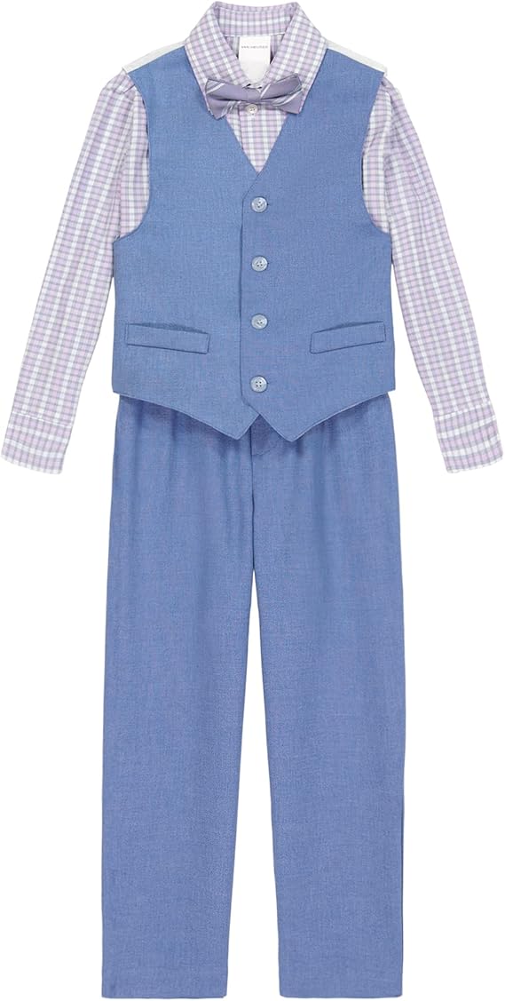 Van Heusen Boys' 4-Piece Formal Suit Set for Stylish Occasions