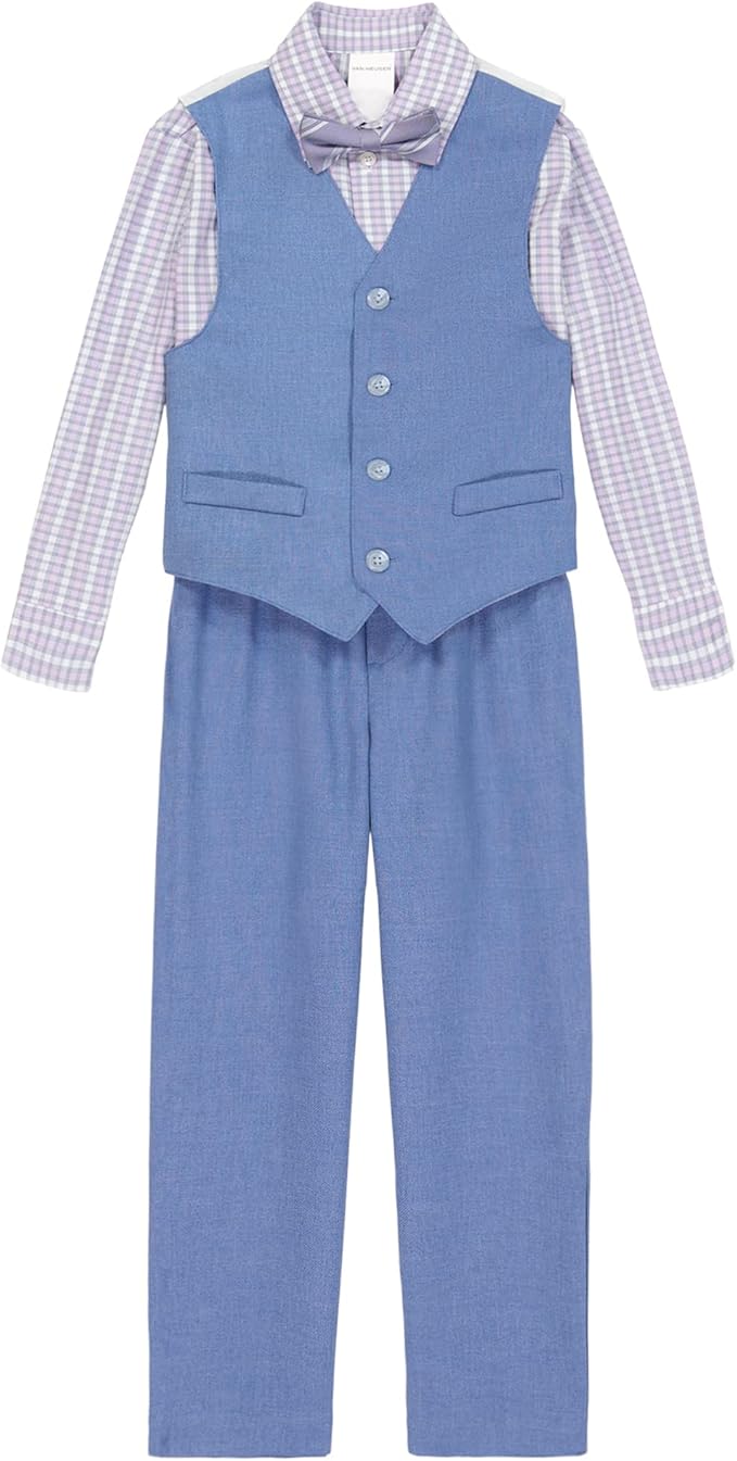 Van Heusen Boys' 4-Piece Formal Suit Set for Stylish Occasions