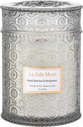 Dark Berries & Bergamot Candle - 19 oz Large Wooden Wick Candle