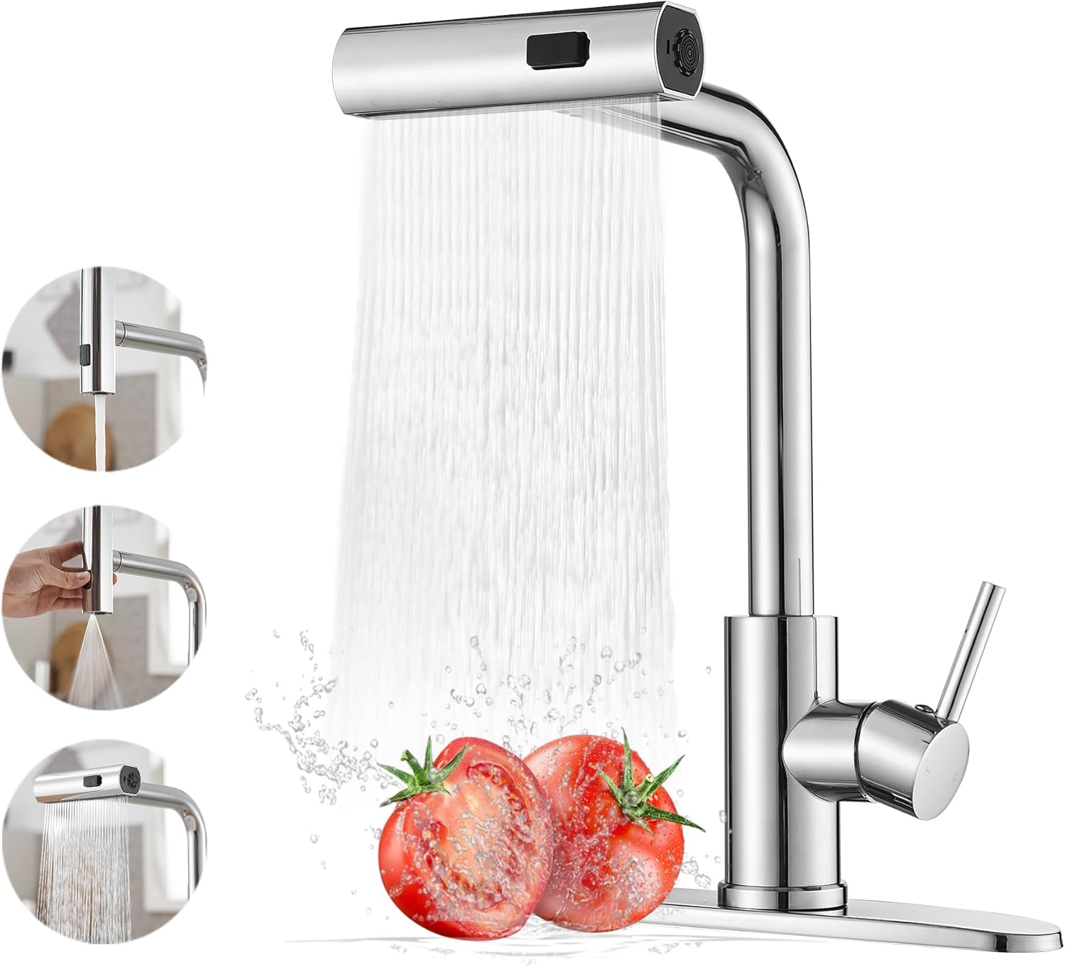 Kitchen Faucets with Pull Down Sprayer for Effortless Use
