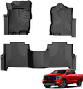 Custom Fit Floor Mats for 2017-2024 Nissan Titan Crew Cab - All