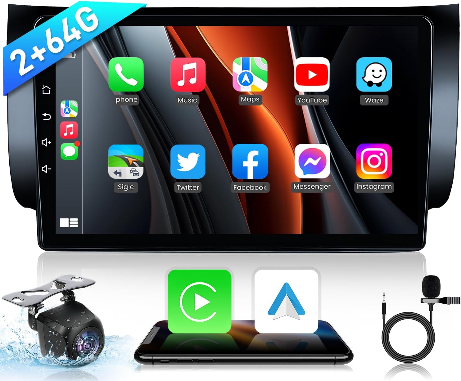4Core 64G ROM Car Radio for Nissan Sentra 2013-2019 Upgrade