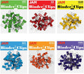 Colorful Binder Clips Small 3/5 in (15 mm) - Assorted 180 Pack