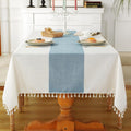 Laolitou Tablecloth for Dining Table Rustic Farmhouse - Waterproof