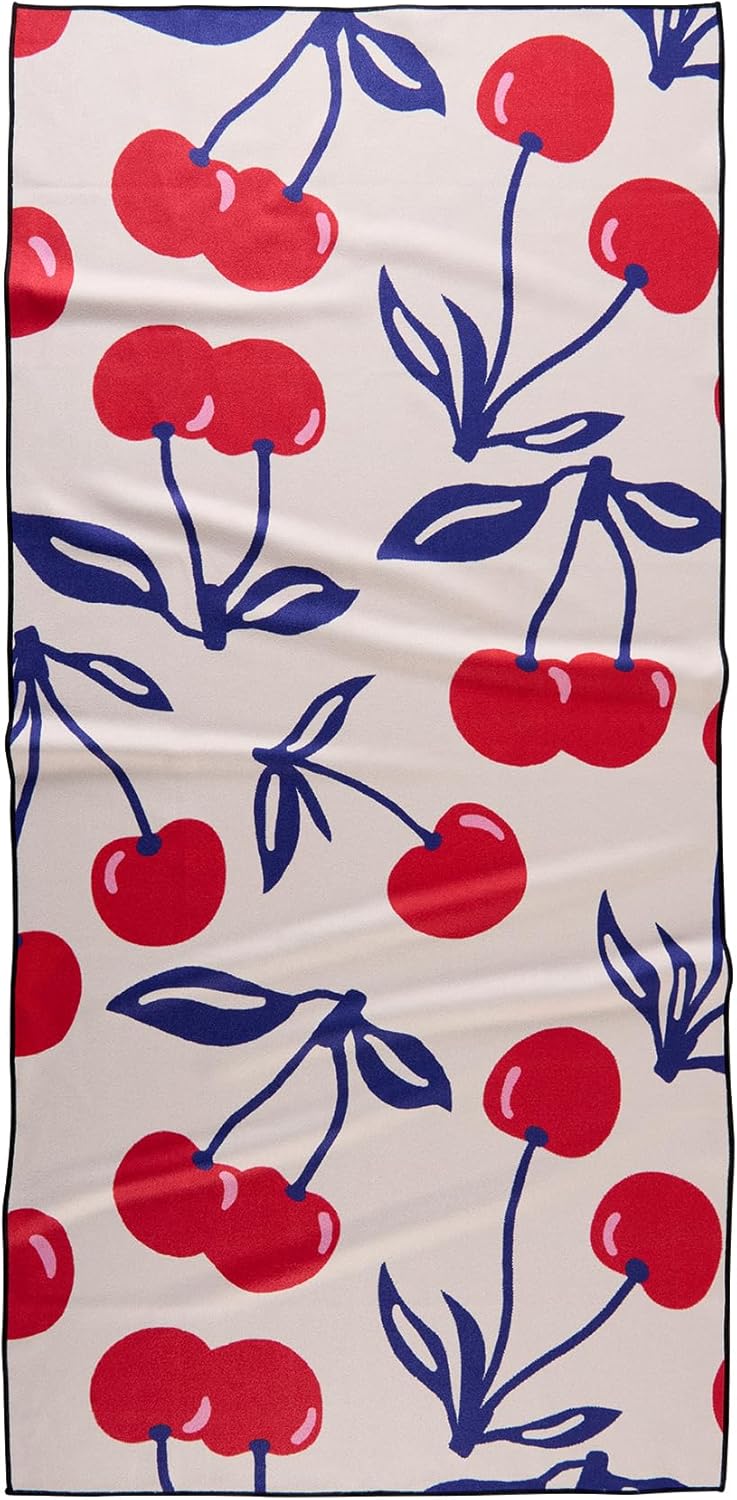 GEOMETRY Micro-Loop Beach Towel for Quick-Dry Summer Fun