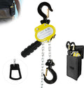 1100LBS Manual Lever Chain Hoist 1/2 Ton Capacity - Portable 10ft Lift