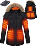Heated Jackets for Women with 18400mAh 12V Battery Pack - Windproof