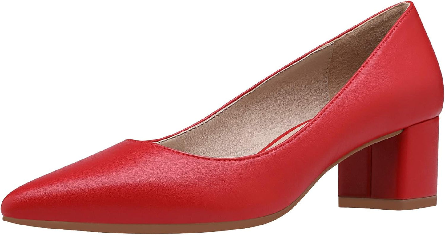 DREAM PAIRS Womens Chunky Low Block Heels for Every Occasion