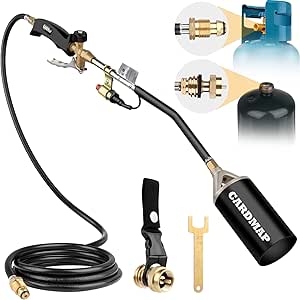 High Output Propane Torch Burner for Weeds and Snow Removal