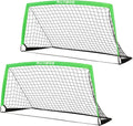 6x4 ft Portable Kids Soccer Goal for Backyard Practice - Pop-Up Net