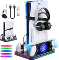 All in One Cooling Stand & Charger Station for PS5 - Organized Cooling
