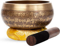 Large Tibetan Singing Bowl Set - Easy To Play Meditation Sound
