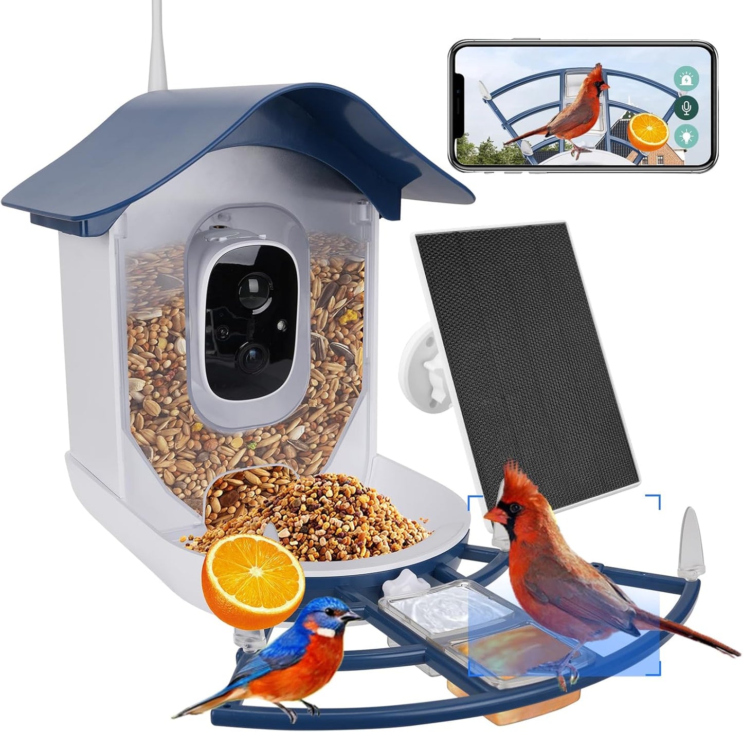 Smart Bird Feeder with Camera for Bird Lovers and Gardeners