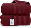Pack of 2 Pomegranate Bath Sheets 35x70 in - Extra Large Soft Towels