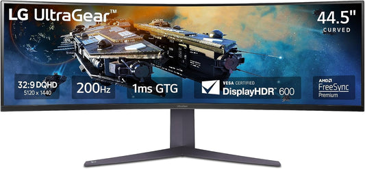 LG Ultragear 45 Curved Gaming Monitor - Immersive 32:9 QHD Display