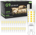 G9 LED Bulb 4W 24 Pack - Bright 6000K Daylight Replacement