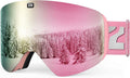 ZIONOR X11 Ski Goggles Magnetic Cylindrical Snowboard Goggles - Quick