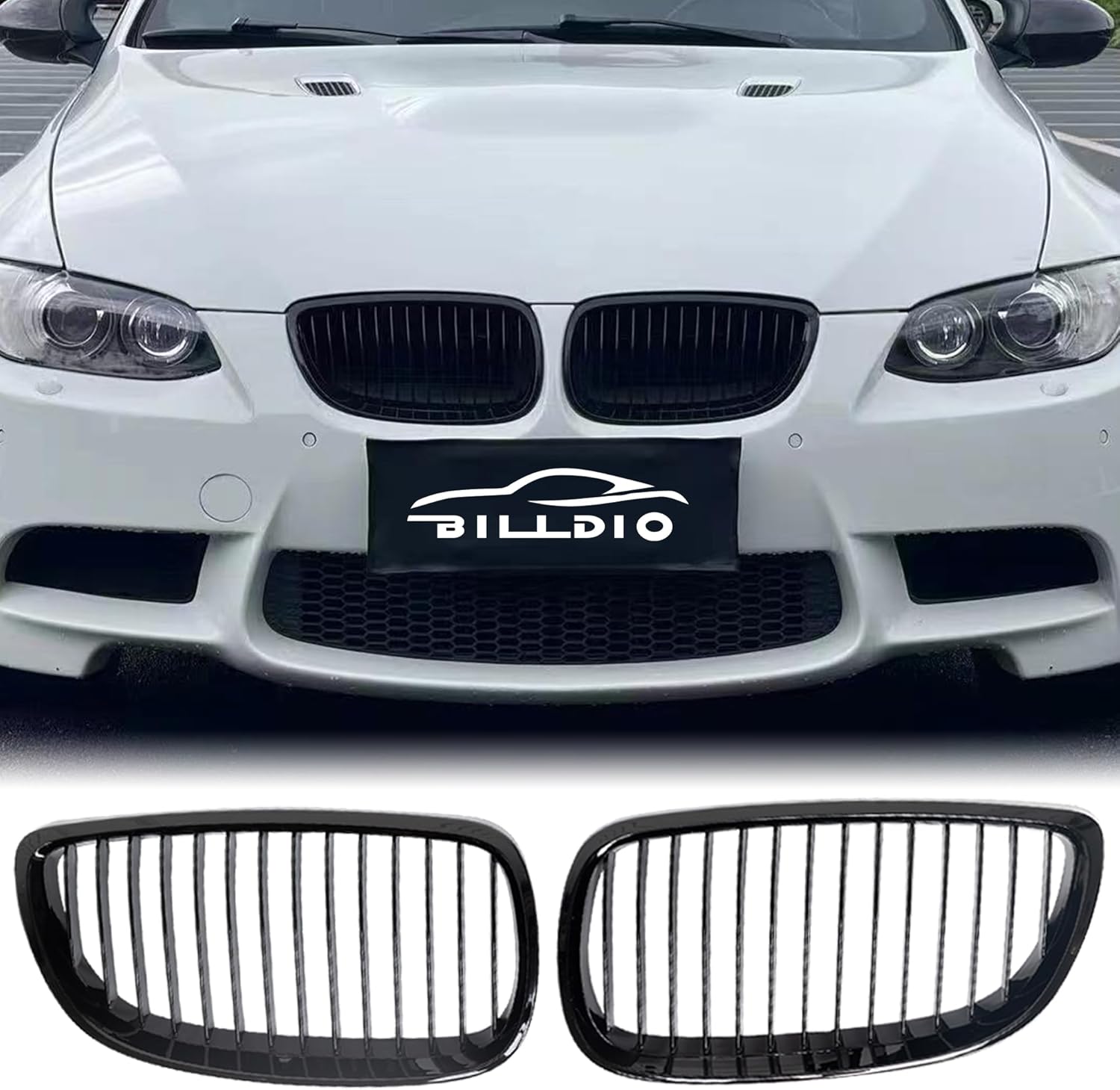 E92 Grille - Black Kidney Single Slats for BMW 3 Series 2006-2009