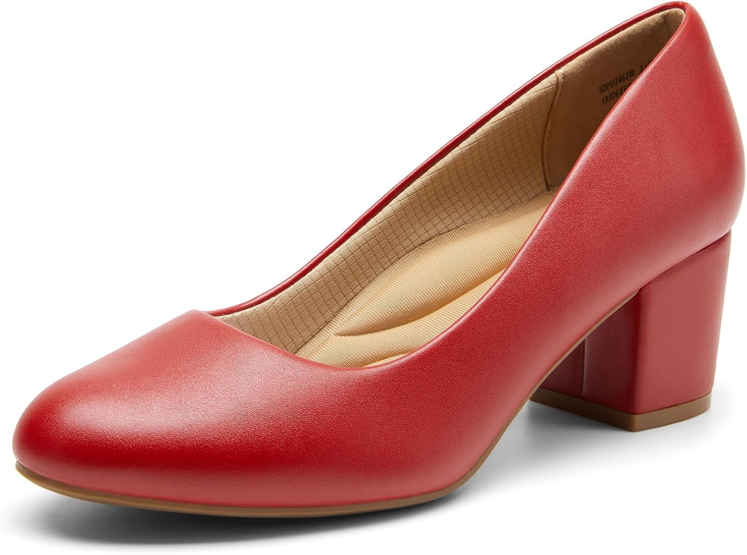 DREAM PAIRS Women's Pumps: Comfortable Low Chunky Block Heels
