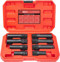 REBRA Spline Lug Nut Socket Set - 8-Piece Lock Key