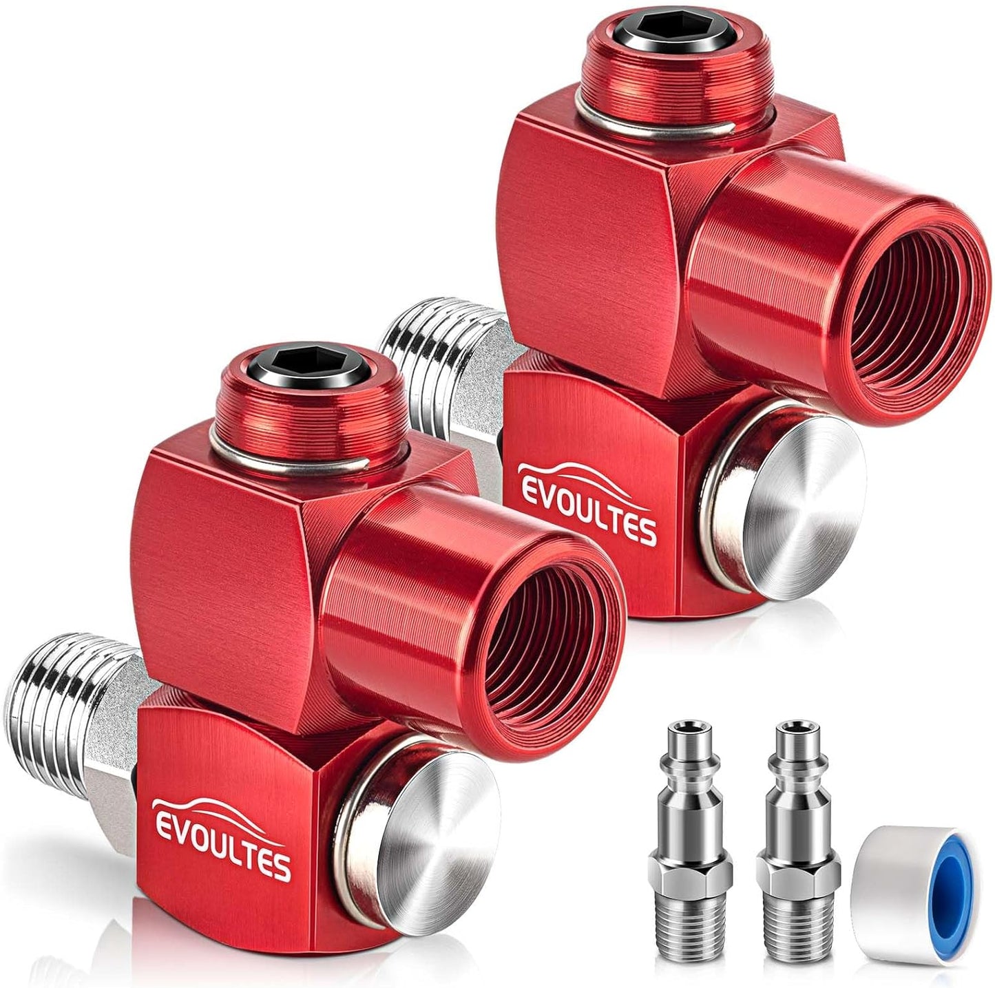 Leak-Free Swivel Air Fittings by EVOULTES