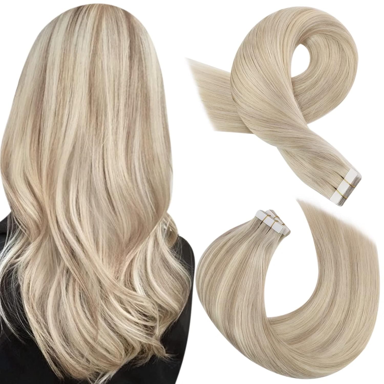 Moresoo Highlighted Tape in Hair Extensions for Stunning Looks