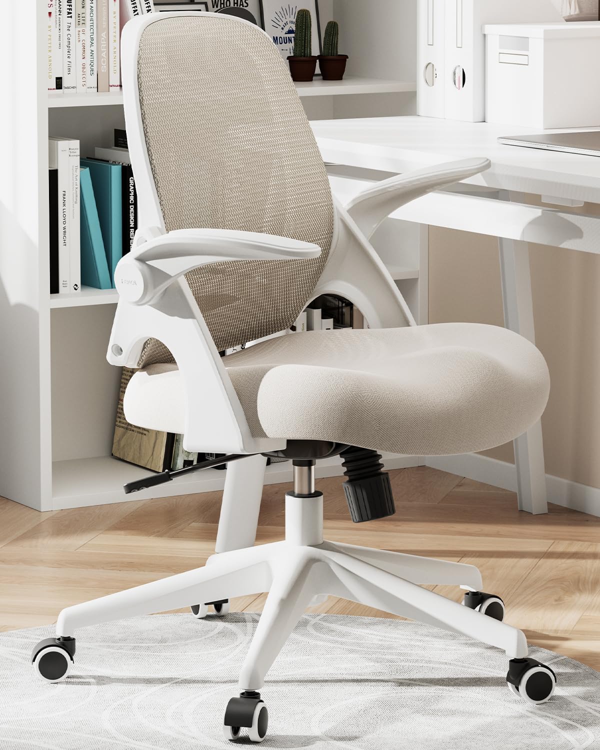 Hbada Ergonomic Office Chair: Saddle Cushion & S-Shaped Backrest