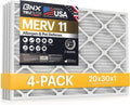 BNX TruFilter 20x30x1 Air Filter MERV 11 for Allergies & Dust