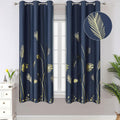 Blackout Energy Saving Curtains for Kids Bedroom, Navy Blue