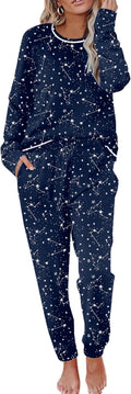Ekouaer Pajamas Women's Long Sleeve PJ Set Soft 2 Piece Loungewear its