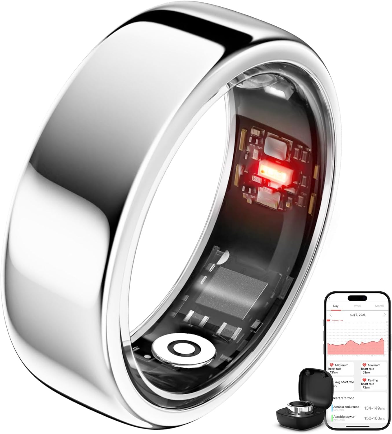Smring Smart Ring: Advanced Fitness Tracking & Health Monitor