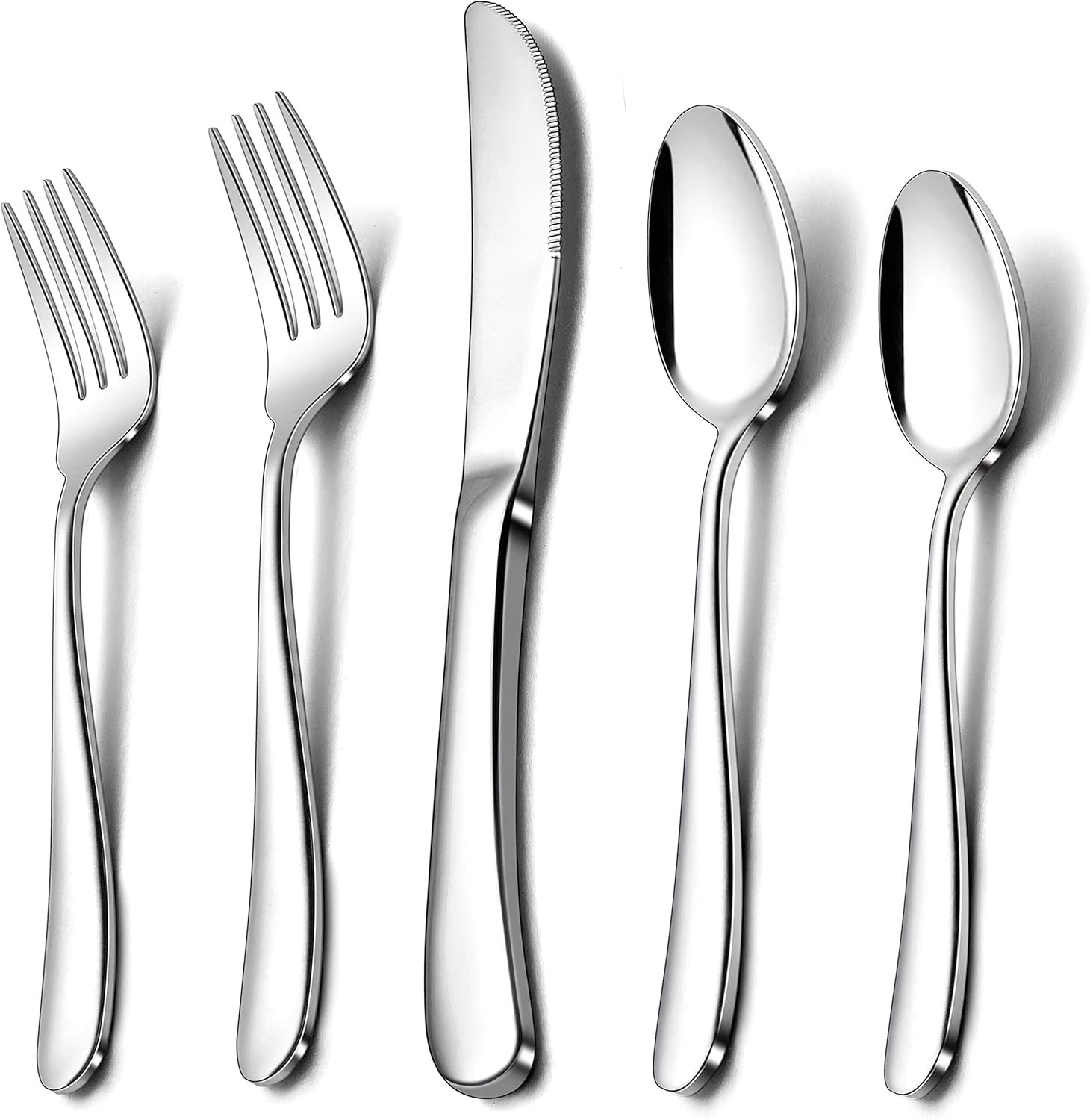 Heavy Duty Stainless Steel Silverware Set for Elegant Dining