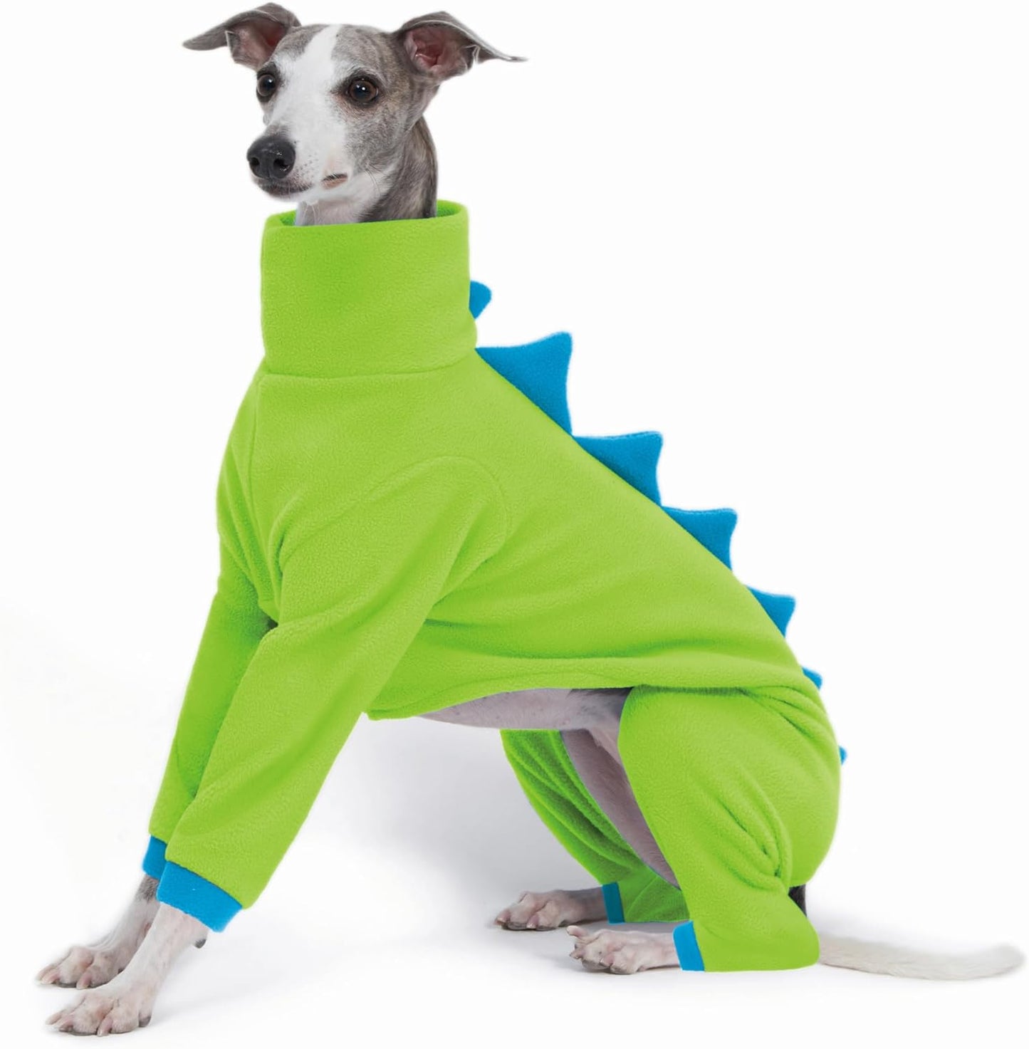 Italian Greyhound Whippet Clothes Cozy Fleece Dinosaur Costume