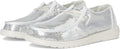 Hey Dude Womens Wendy Disco Sequin Slip-On Loafer - Sparkle & Comfort