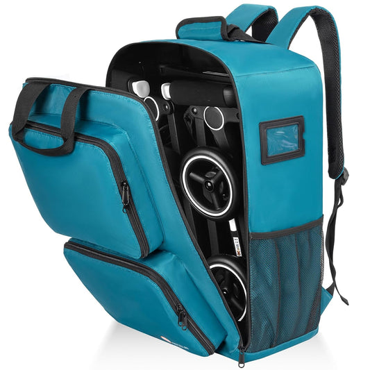 AKOZLIN Foldable Stroller Travel Bag Backpack - Easy Travel Solution!