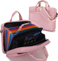 Accordion File Organizer with Handle and Zipper - 12 Pocket Expanding