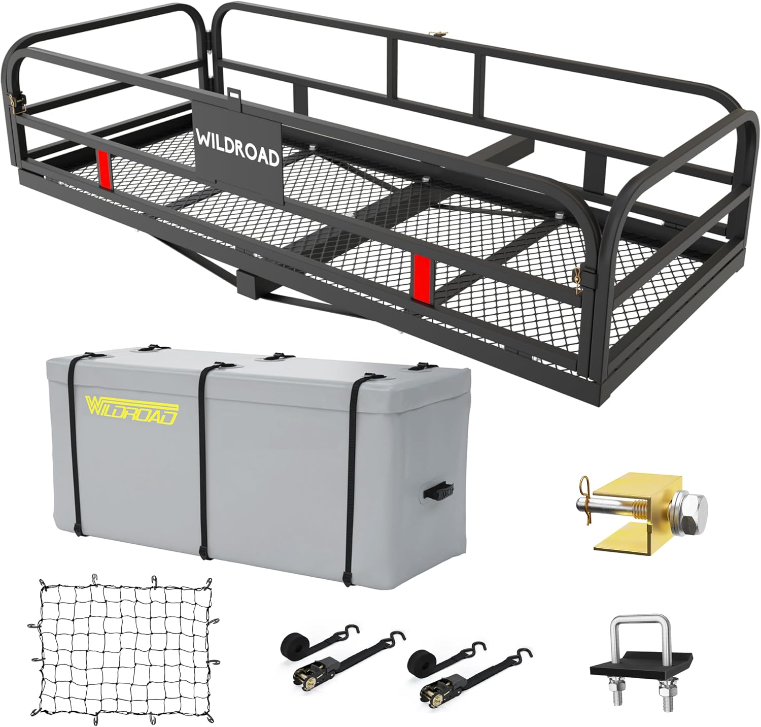 Wildroad Hitch Cargo Carrier with Waterproof Bag and Straps