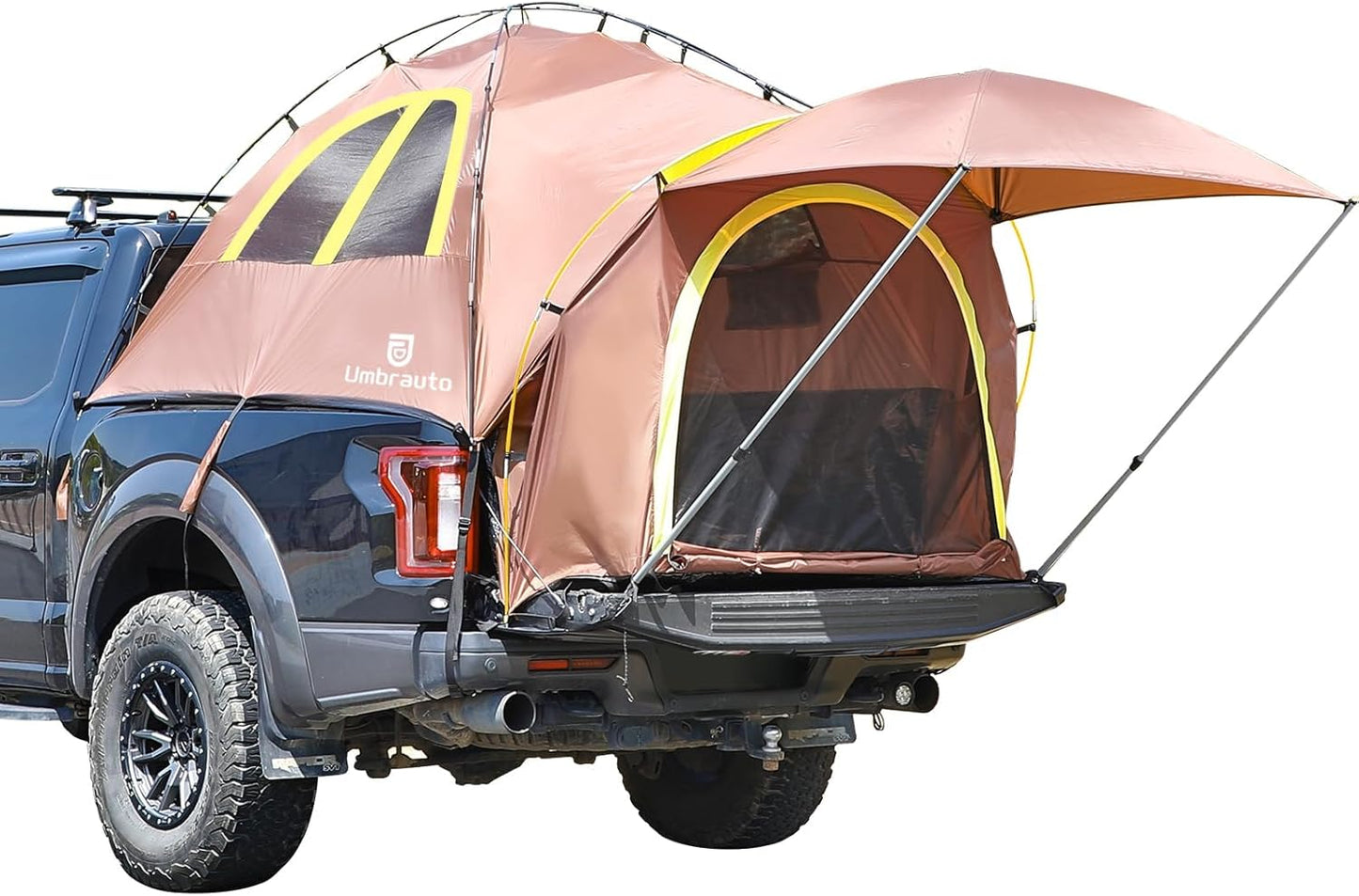 Umbrauto Truck Bed Tent: Waterproof 5.5'-5.8' Pickup, Easy Setup, Fits Short Bed, 2 Person