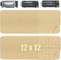 12 x 12 in Parchment Paper Liners 130 Pcs - Perforated & Solid Combo
