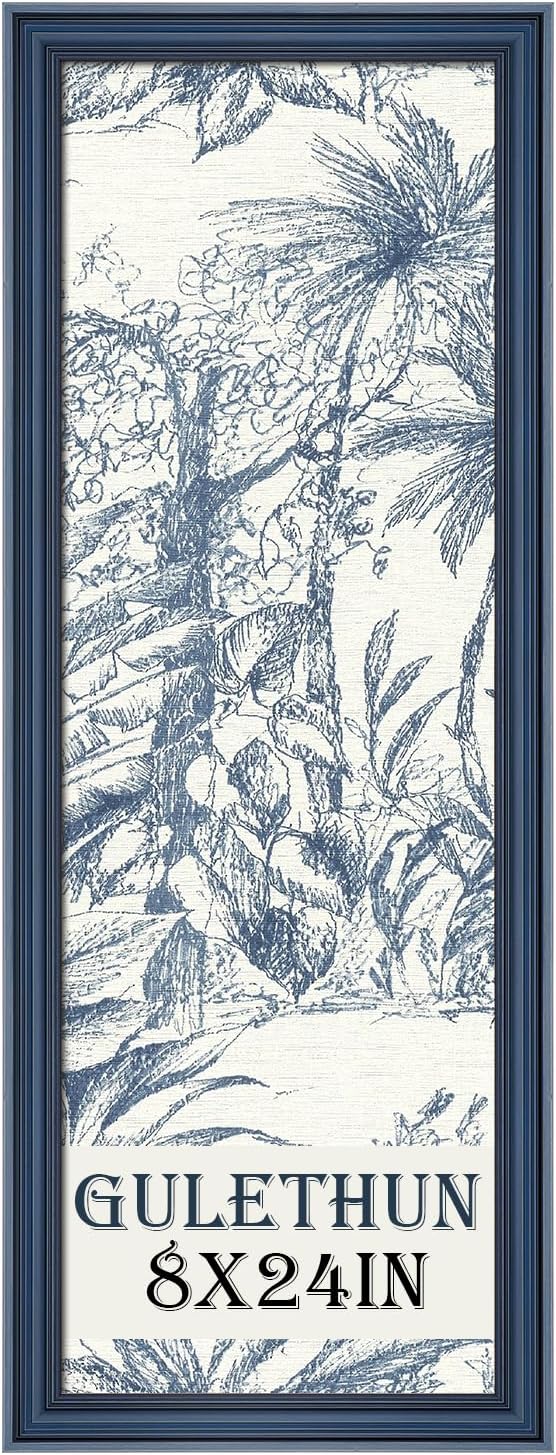 GULETHUN 8x24 Rustic Poster Frame for Home Decor and Art