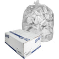 33 Gallon High-Density Trash Can Liners - Clear, Coreless Rolls