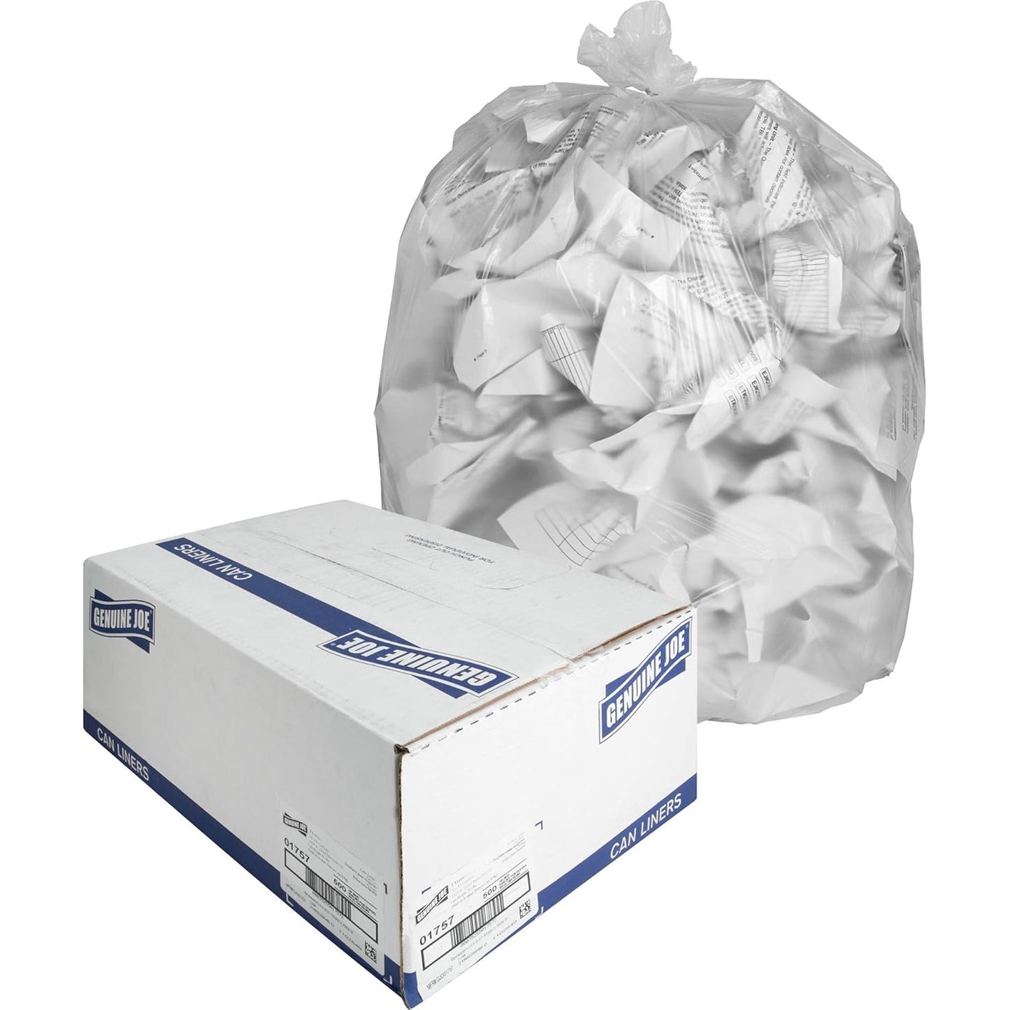 High-Density Trash Can Liner 33 Gallon Capacity for Tough Jobs