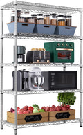 1750 LBS Storage Shelves - 5-Tier Utility Steel Organizer Rack
